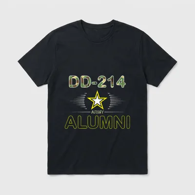 US Army Alumni Veteran T-Shirt – Classic T-Shirt in Black