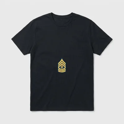 First Sergeant 1SG E-8 T-Shirt – Classic T-Shirt in Black