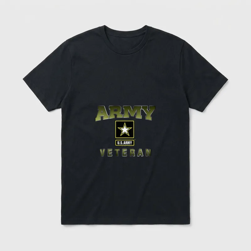 US Army Veteran Military T-Shirt – Classic T-Shirt in Black