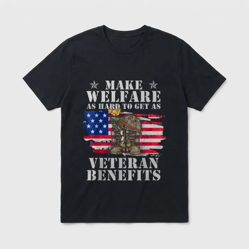 Veteran Benefits Policy T-Shirt – Classic T-Shirt in Black
