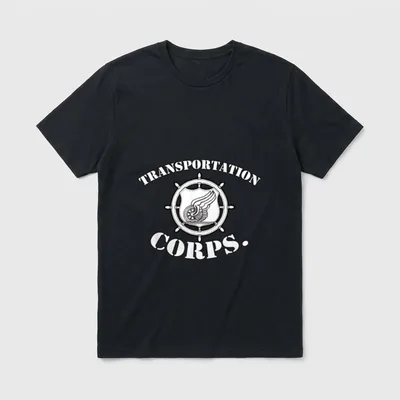 Army Transportation Corps Badge T-Shirt – Classic T-Shirt in Black