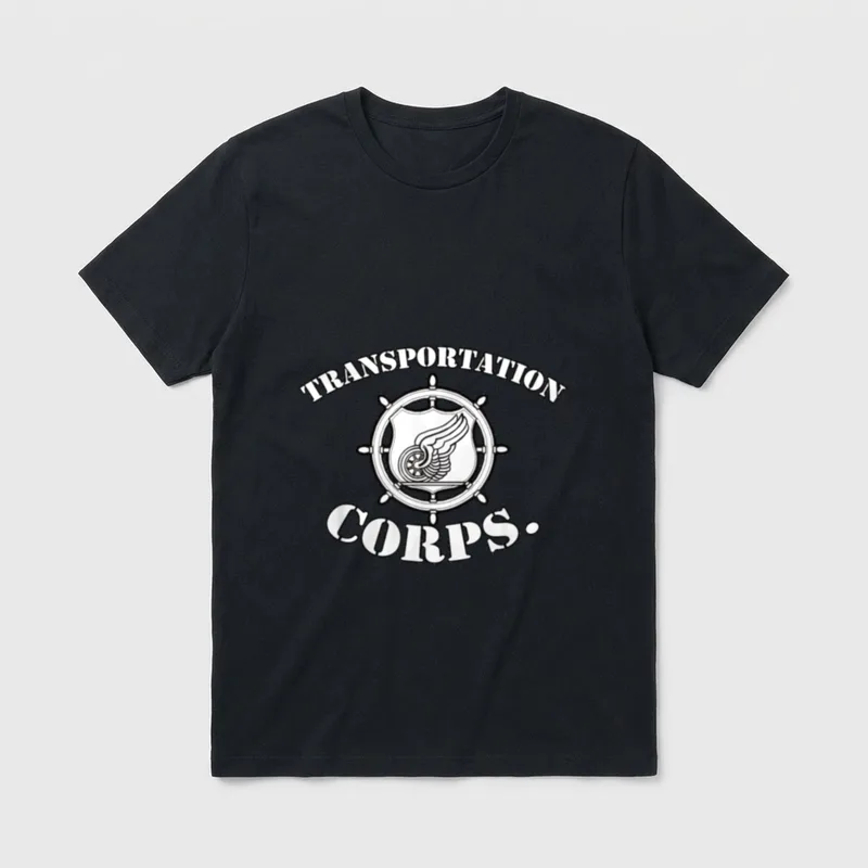 Army Transportation Corps Badge T-Shirt – Classic T-Shirt in Black