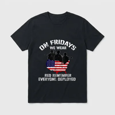 Army Soldier Deployment Tribute T-Shirt – Classic T-Shirt in Black