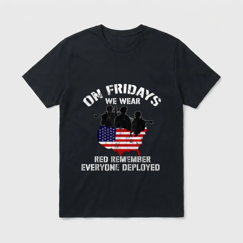 Army Soldier Deployment Tribute T-Shirt – Classic T-Shirt in Black
