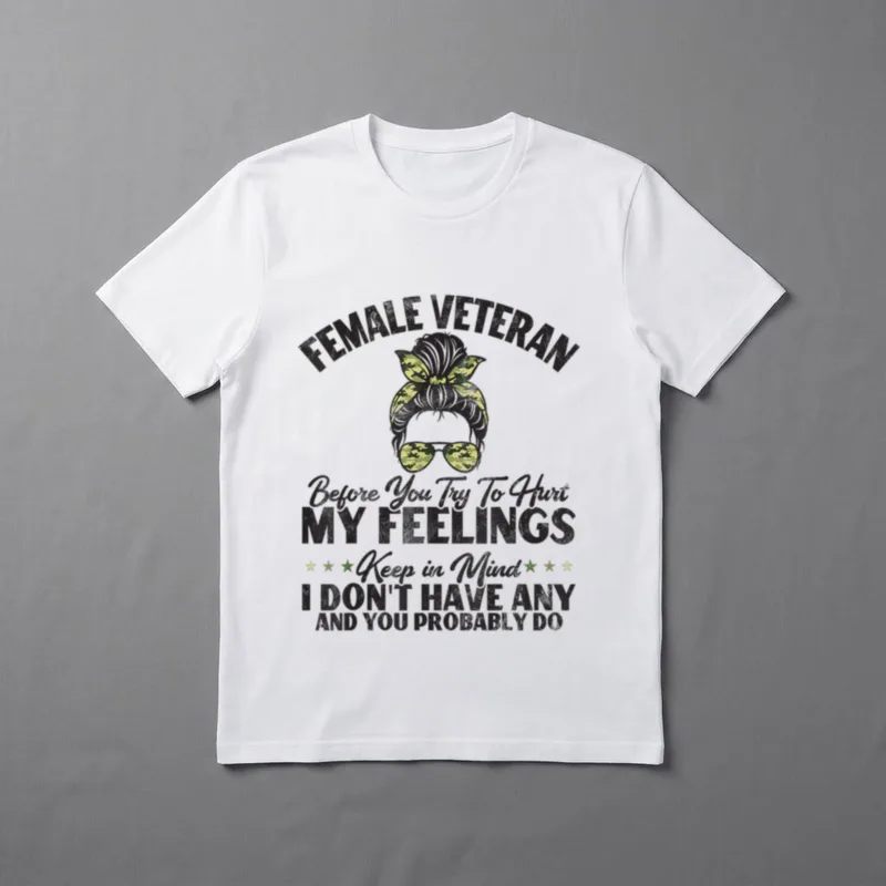 Female Veteran Veterans Day Women T-Shirt – Classic T-Shirt in Black