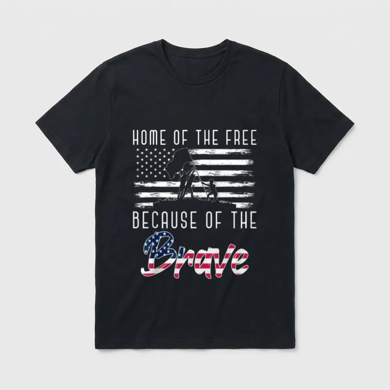 Army Veteran Patriotic Military T-Shirt – Classic T-Shirt in Black