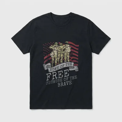 Army Veteran Patriot T-Shirt – Classic T-Shirt in Black