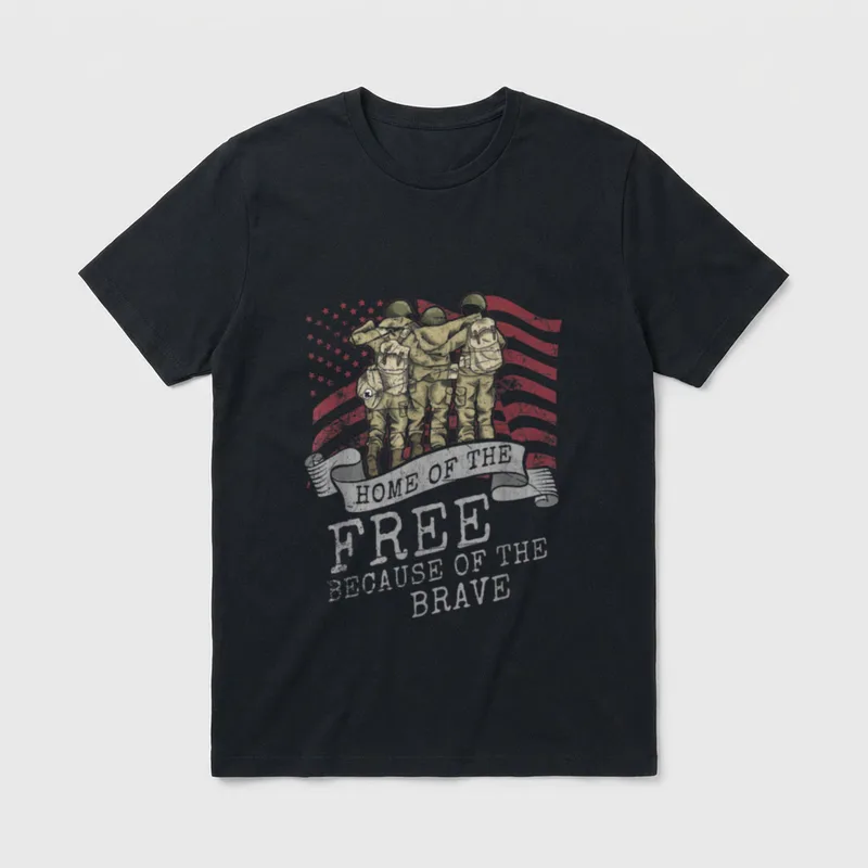 Army Veteran Patriot T-Shirt – Classic T-Shirt in Black