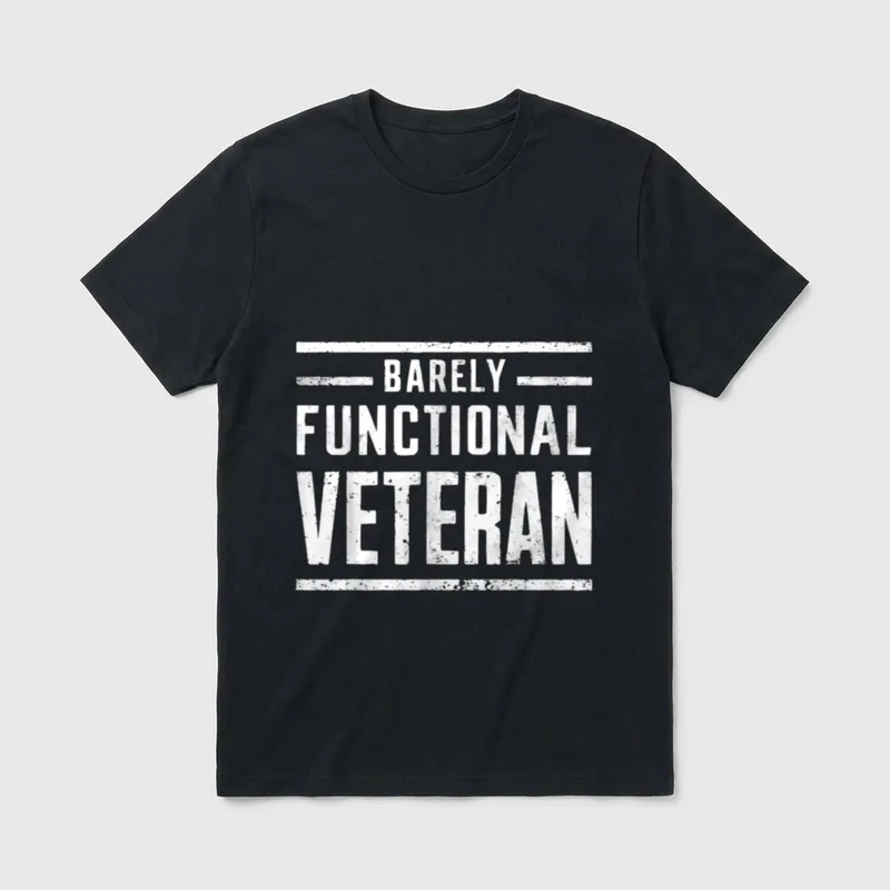 Handicap Veteran Soldier T-Shirt – Classic T-Shirt in Black