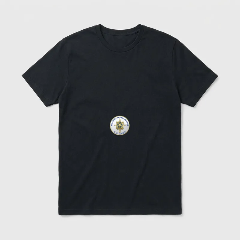 US Army Military Intelligence Branch Veteran T-Shirt – Classic T-Shirt in Black