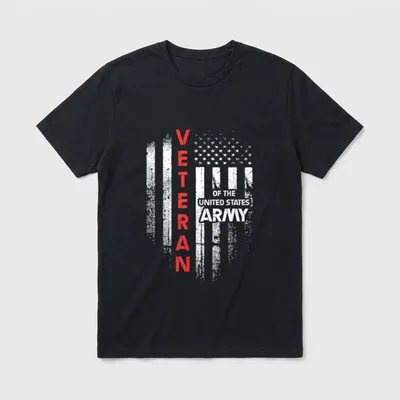 Veteran of the United States Veterans T-Shirt – Classic T-Shirt in Black