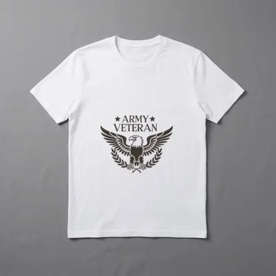 Army Veteran Patriotic Eagle Soldiers Veterans T-Shirt – Classic T-Shirt in Black