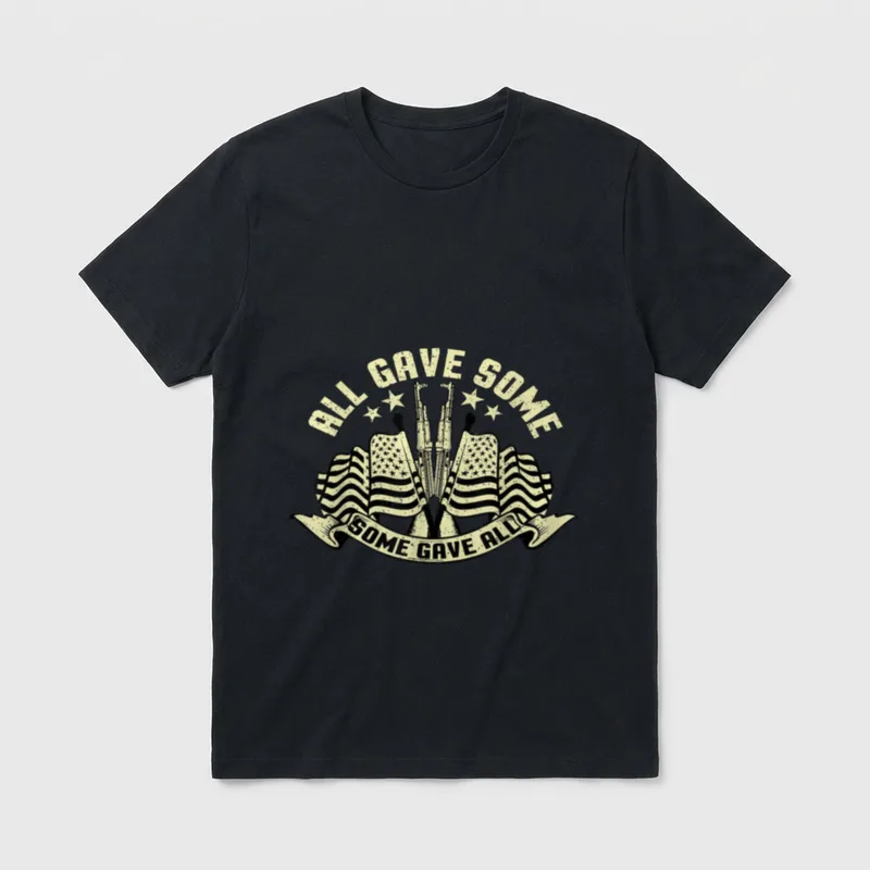 Army Proud Veteran Camouflage United States T-Shirt – Classic T-Shirt in Black