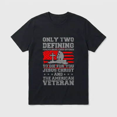 DIE for YOU American Veteran Veterans T-Shirt – Classic T-Shirt in Black