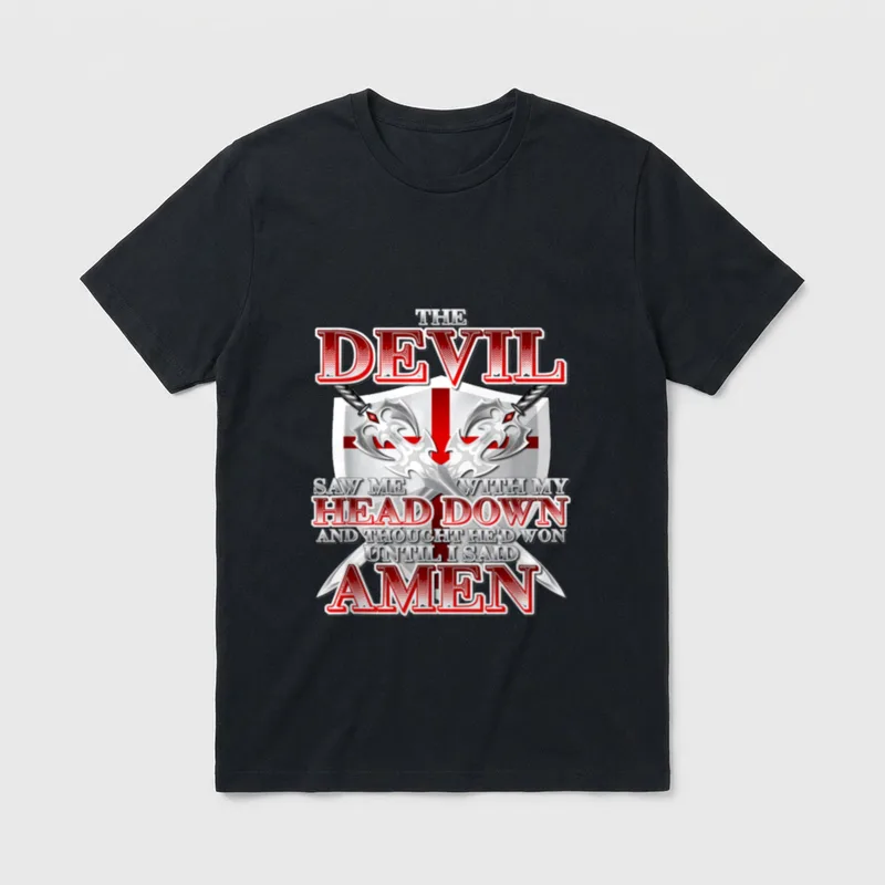 Veteran Until I Said Amen Support T-Shirt – Classic T-Shirt in Black