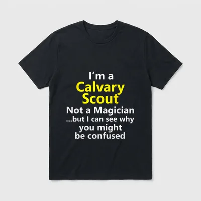 Calvary Scout Army Military Job Veteran T-Shirt – Classic T-Shirt in Black