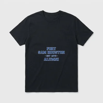 Sam Houston Alumni College Themed Army T-Shirt – Classic T-Shirt in Black