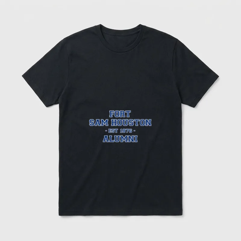 Sam Houston Alumni College Themed Army T-Shirt – Classic T-Shirt in Black