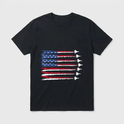 Military Aviation Veteran T-Shirt – Classic T-Shirt in Black