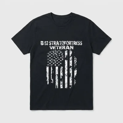 B-52 Stratofortress Veteran T-Shirt – Classic T-Shirt in Black