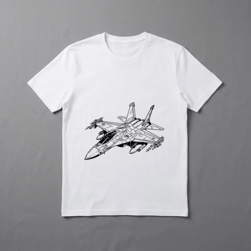 F-22 Raptor Fighter Jet USA Veteran T-Shirt – Classic T-Shirt in Black