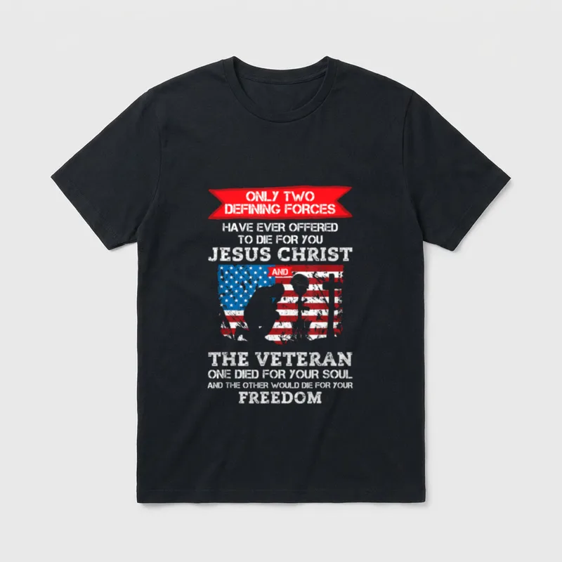 Christian Veterans Honor T-Shirt – Classic T-Shirt in Black