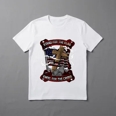 Faith And Country Veteran T-Shirt – Classic T-Shirt in Black