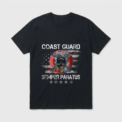 Semper Paratus USCG T-Shirt – Classic T-Shirt in Black
