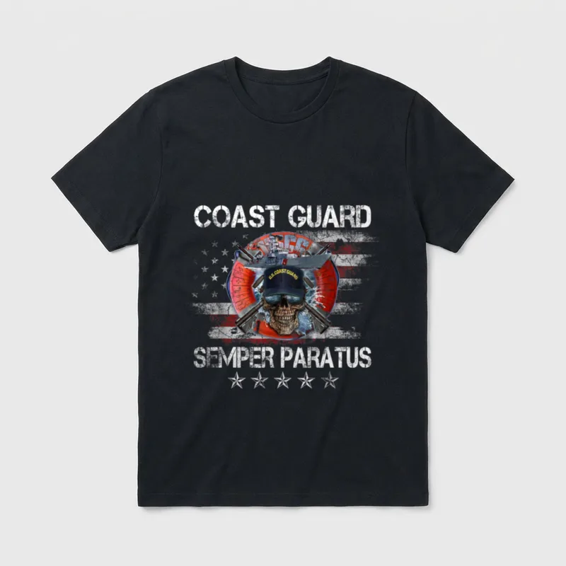 Semper Paratus USCG T-Shirt – Classic T-Shirt in Black