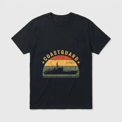 USCG Military Veteran T-Shirt – Classic T-Shirt in Black