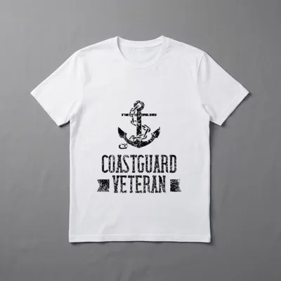 Coast Guard Veteran Sea Rescue Coastal T-Shirt – Classic T-Shirt in Black