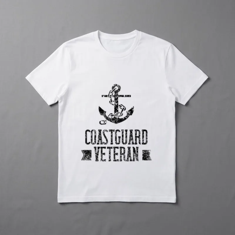 Coast Guard Veteran Sea Rescue Coastal T-Shirt – Classic T-Shirt in Black