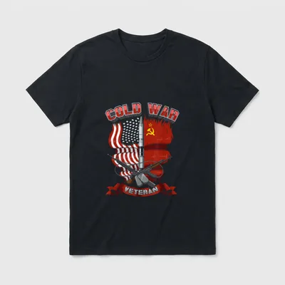 Cold War Veteran T-Shirt – Classic T-Shirt in Black