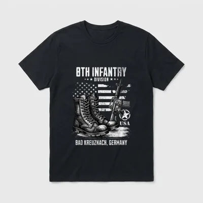 Bad Kreuznach Germany Military T-Shirt – Classic T-Shirt in Black