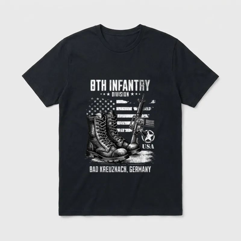 Bad Kreuznach Germany Military T-Shirt – Classic T-Shirt in Black