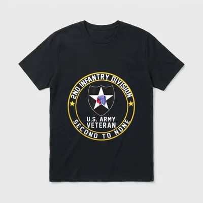 2nd Infantry Division Veteran T-Shirt – Classic T-Shirt in Black