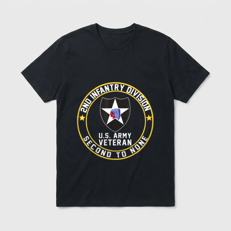 2nd Infantry Division Veteran T-Shirt – Classic T-Shirt in Black
