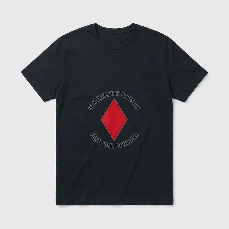 5th Infantry Division Veteran T-Shirt – Classic T-Shirt in Black