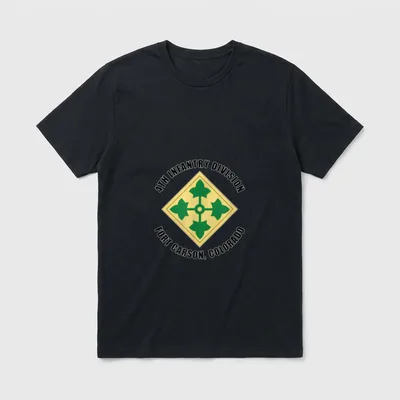 4th Infantry Division Veteran T-Shirt – Classic T-Shirt in Black