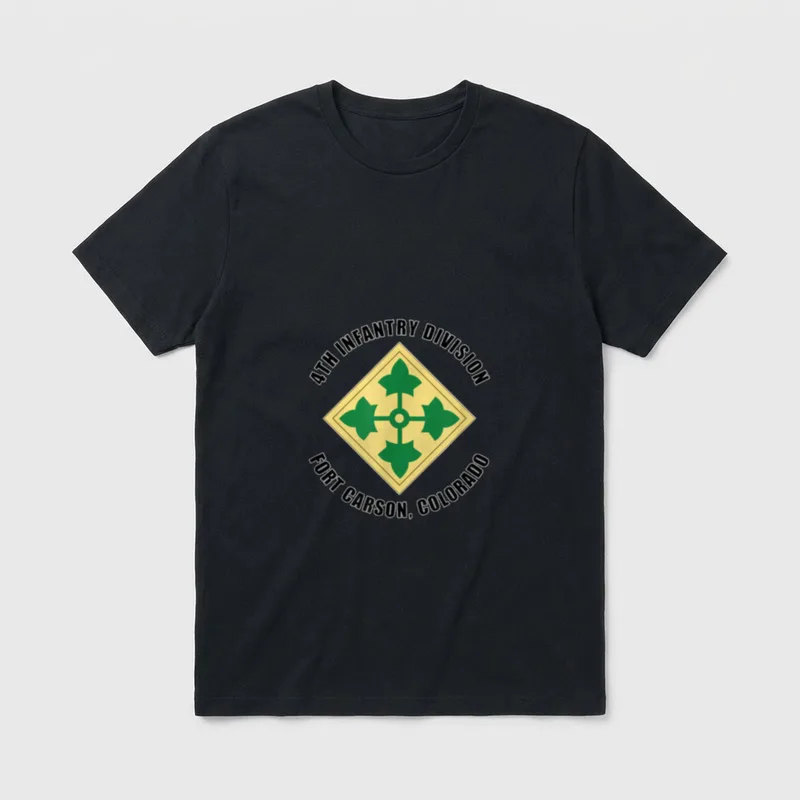 4th Infantry Division Veteran T-Shirt – Classic T-Shirt in Black