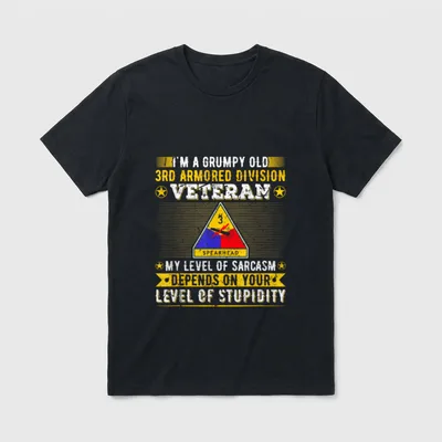 3rd Armored Division Veteran T-Shirt – Classic T-Shirt in Black