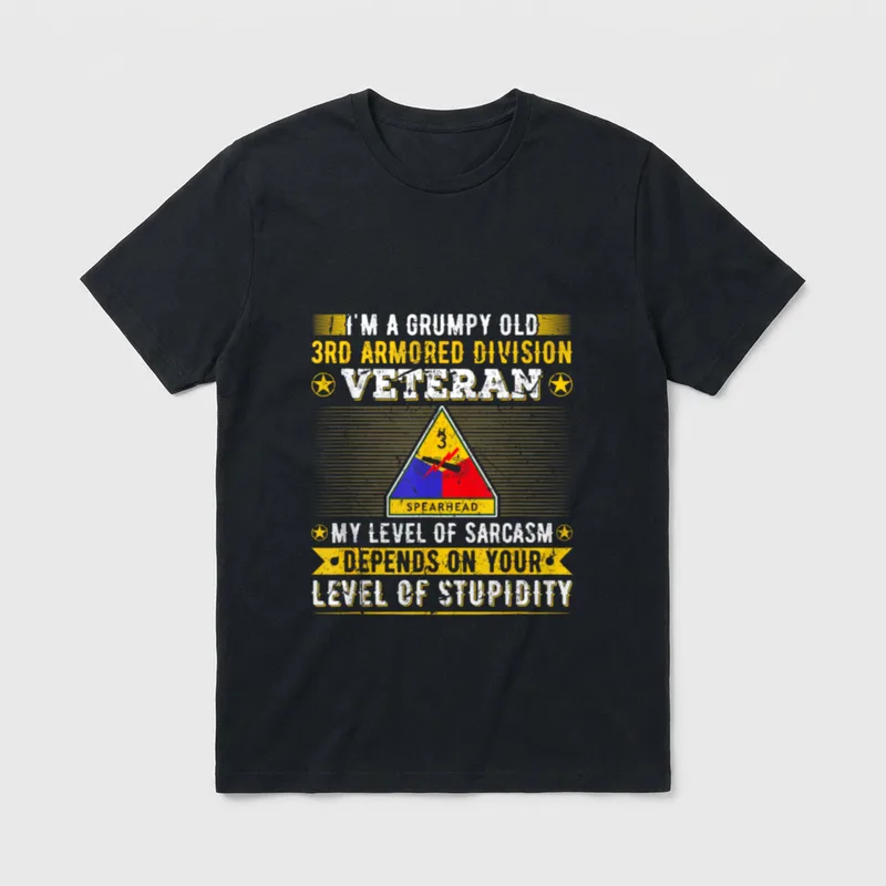 3rd Armored Division Veteran T-Shirt – Classic T-Shirt in Black