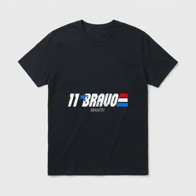 11-Bravo Infantry Veteran T-Shirt – Classic T-Shirt in Black