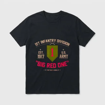 Big Red One US Army T-Shirt – Classic T-Shirt in Black
