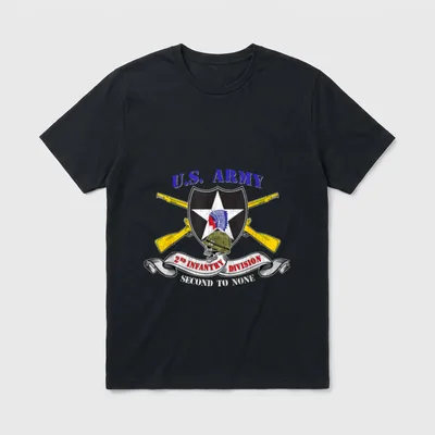 Military 2ID Veteran T-Shirt – Classic T-Shirt in Black