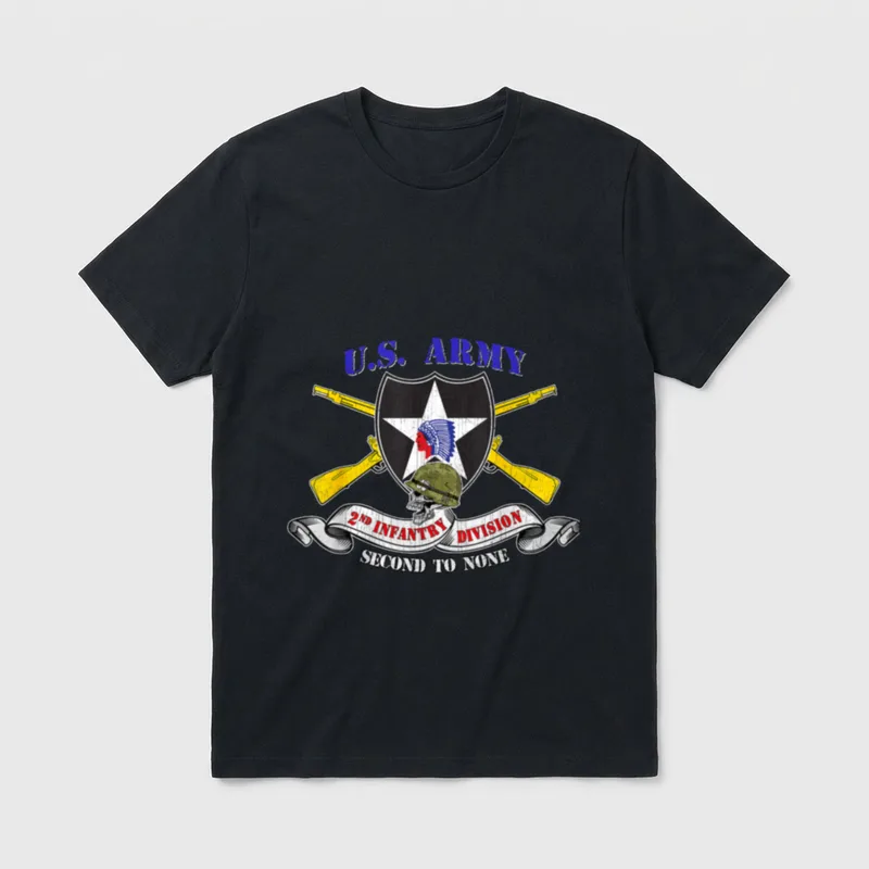 Military 2ID Veteran T-Shirt – Classic T-Shirt in Black