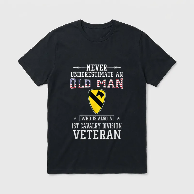 Military Cavalry Veteran T-Shirt – Classic T-Shirt in Black
