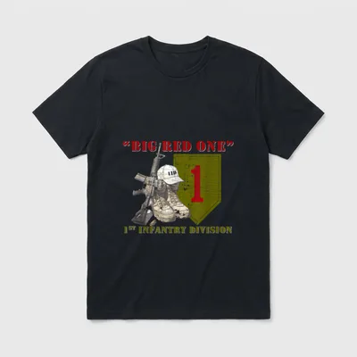 Veteran st Infantry Division T-Shirt – Classic T-Shirt in Black