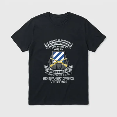 US Army 3rd Infantry Division T-Shirt – Classic T-Shirt in Black