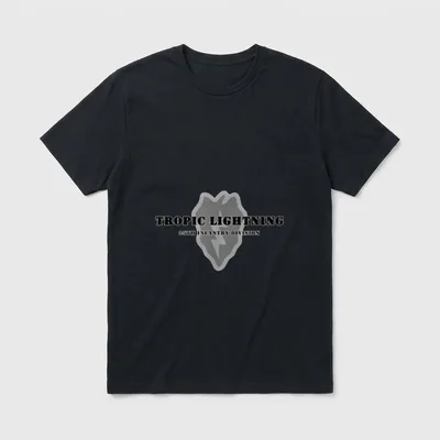 Army 25th Infantry Emblem T-Shirt – Classic T-Shirt in Black